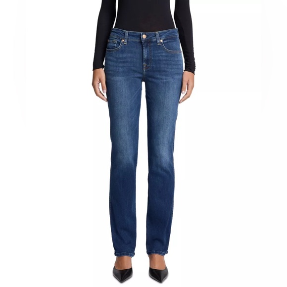 7 For All Mankind Kimmie Straight Leg Jeans – Size 32